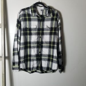 AMERICAN EAGLE OUTFITTERS MEN'S CLASSIC FIT FLANNEL SIZE XL